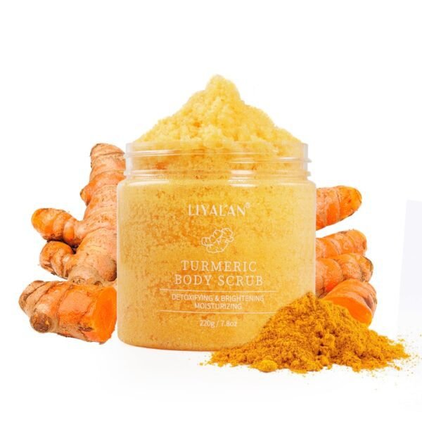 Turmeric Face Body Sugar Scrub - Image 4